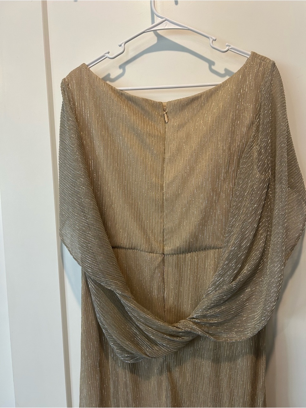 Azazie Paige Gown in Champagne Gold A18 - Picture 10 of 14